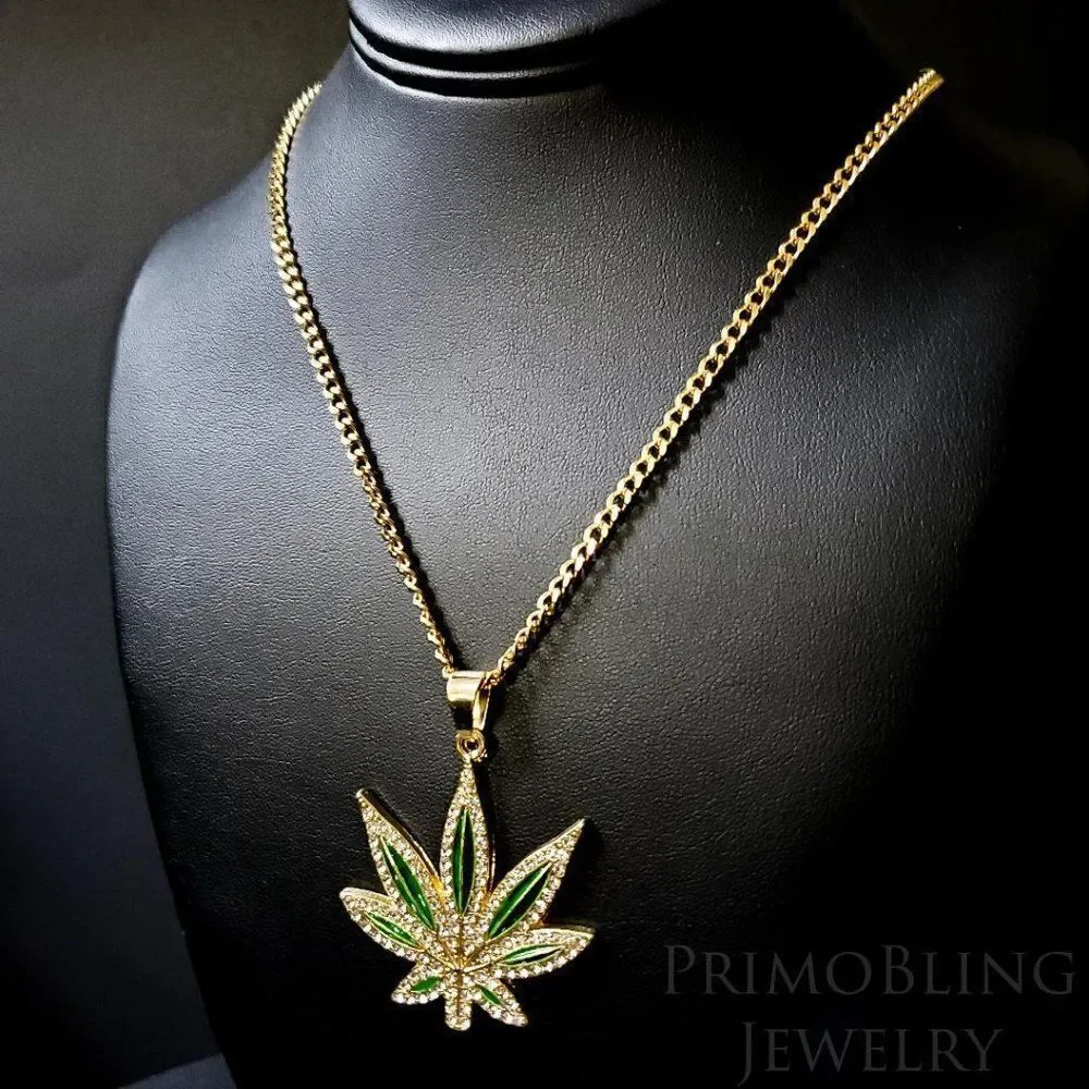 Gold Plated Leaf Necklace